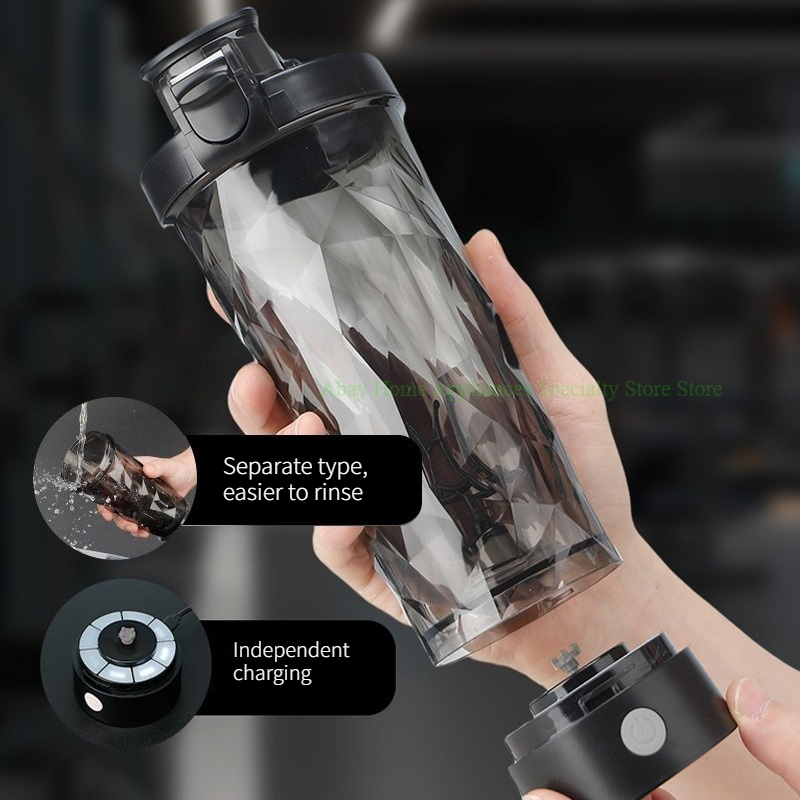 700ML 충전식 전기 믹싱 쉐이커 병 플라스틱 단백질 - Protein Bar 리뷰 및 가격